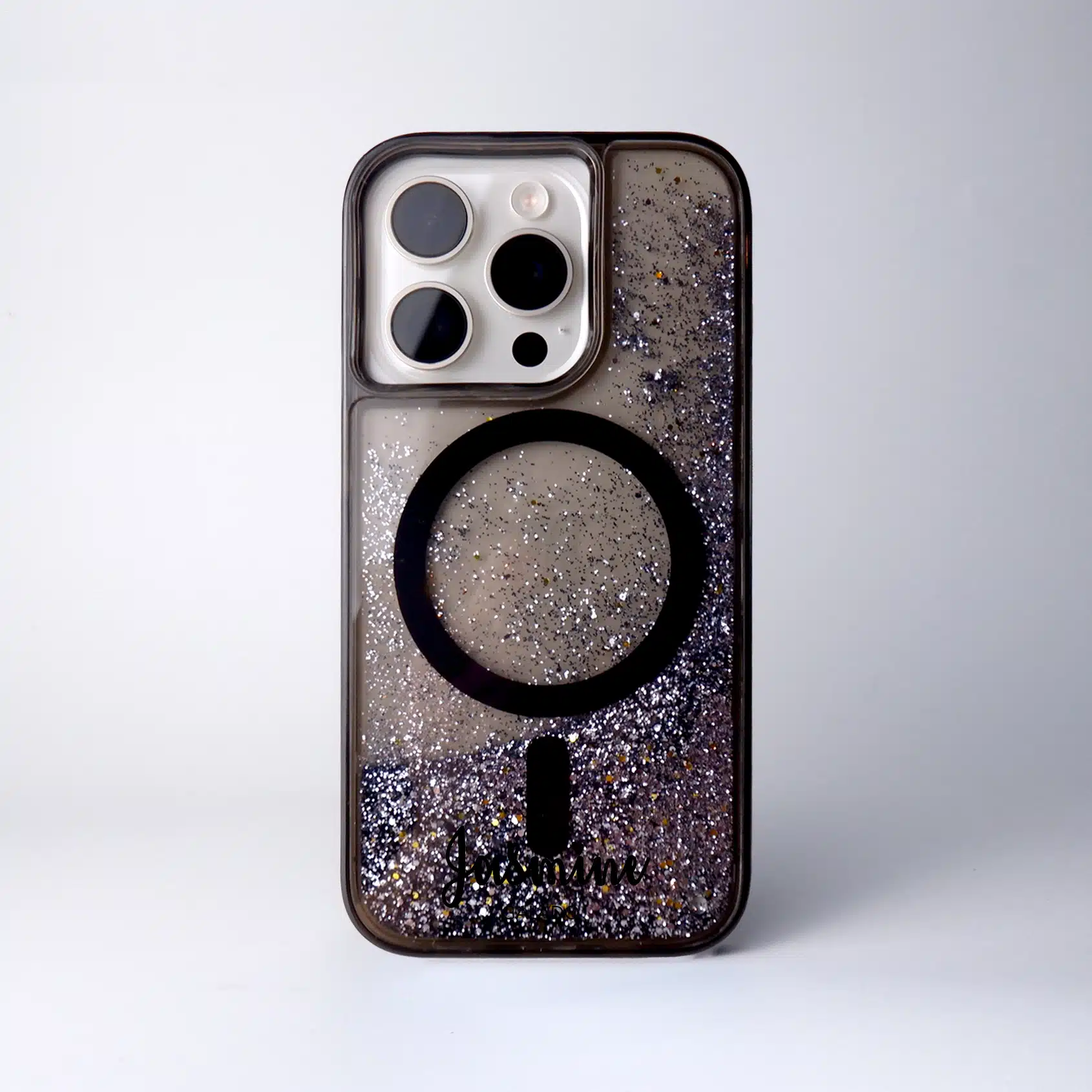 Sparkle Black phone case - GALADO Malaysia