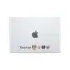 GALADO Chibi Heads Mini custom drawing MacBook case hand-drawn by artist Malaysia