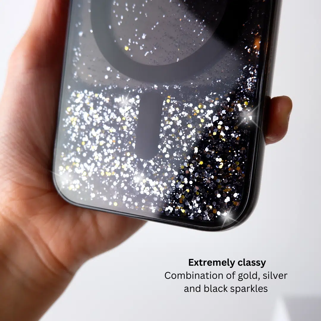 Sparkle Black phone case - GALADO Malaysia