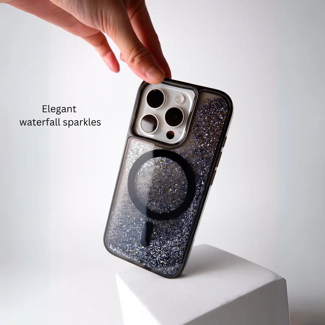Sparkle Black phone case - GALADO Malaysia