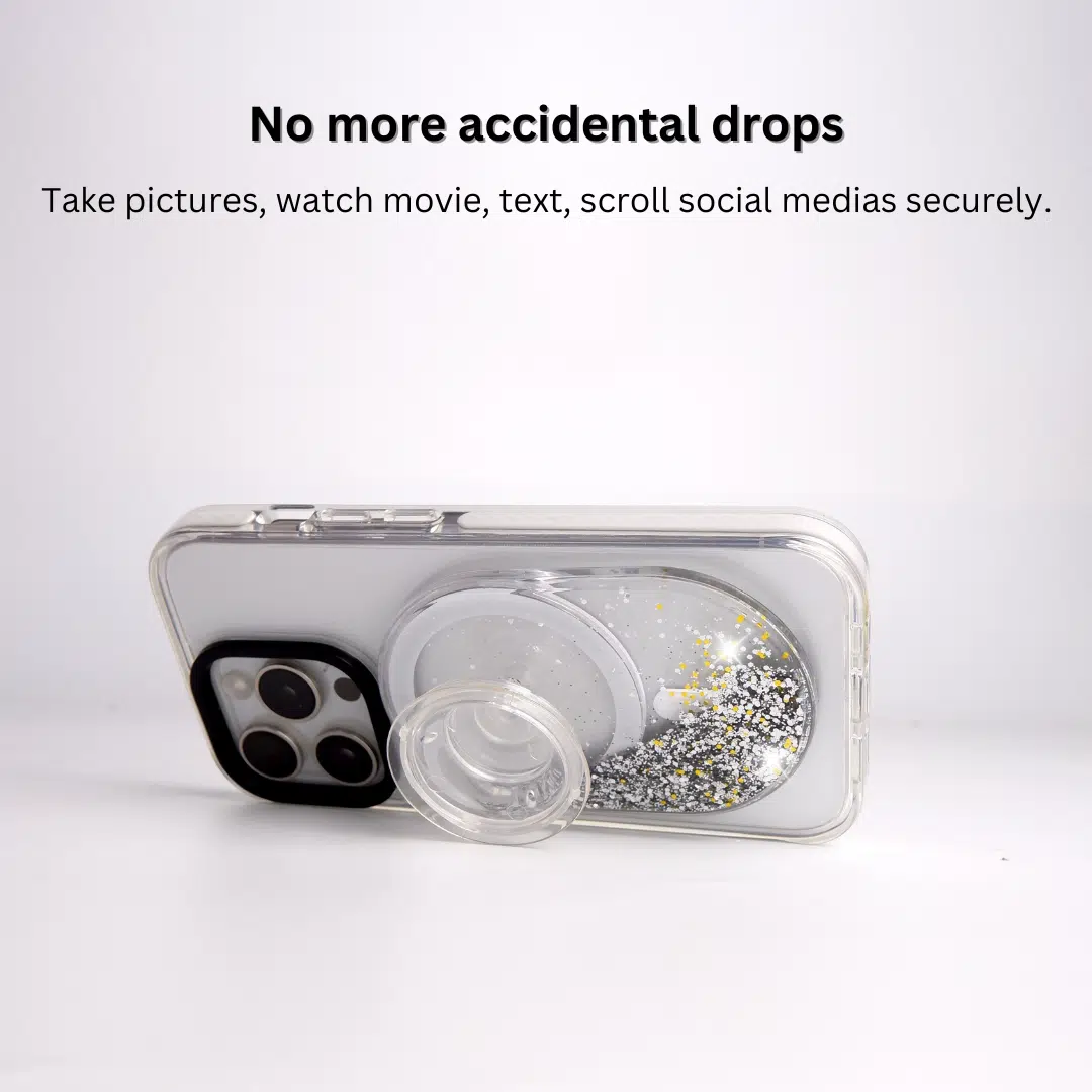Sparkle Silver MagSafe Grip - GALADO Malaysia