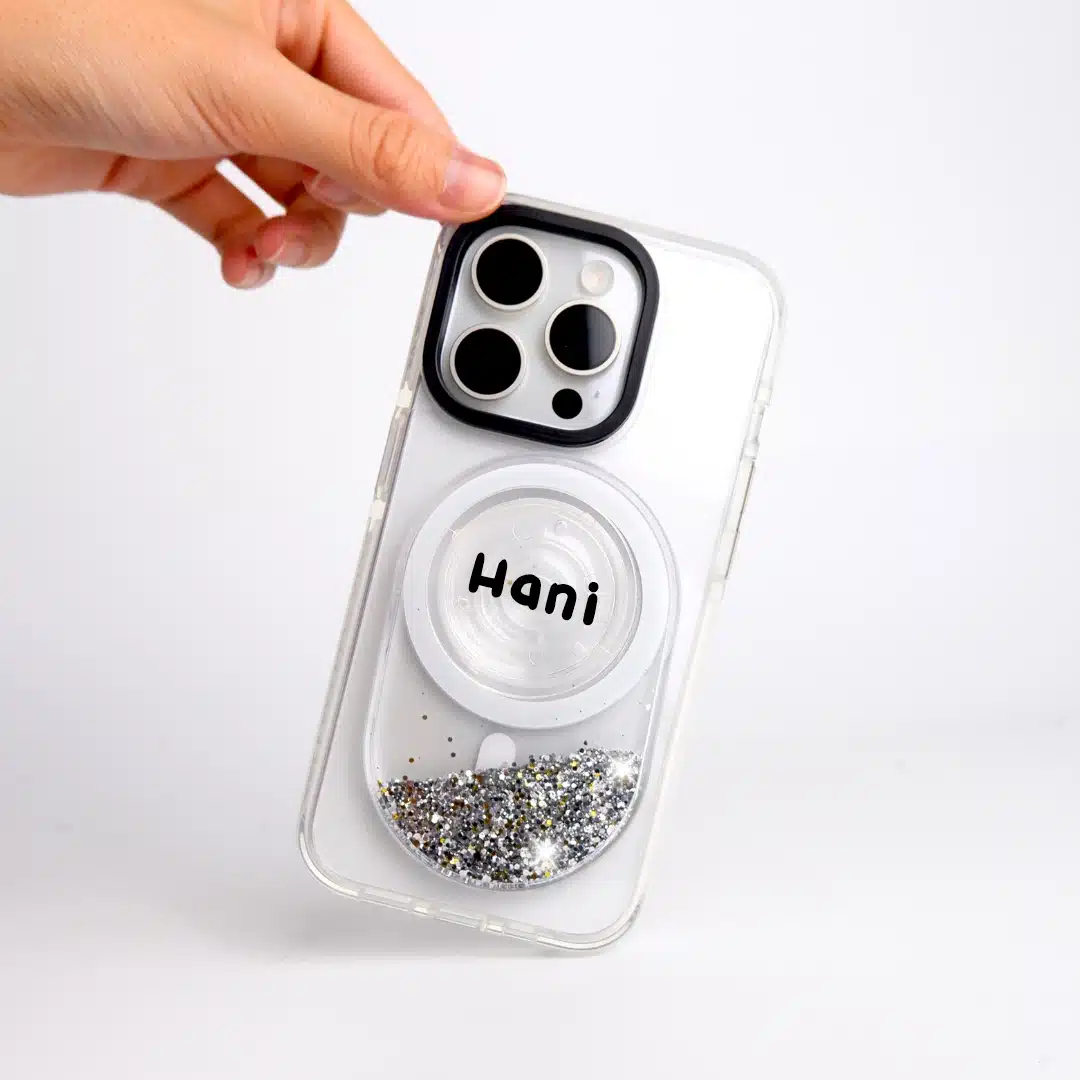 Sparkle Silver MagSafe Grip - GALADO Malaysia