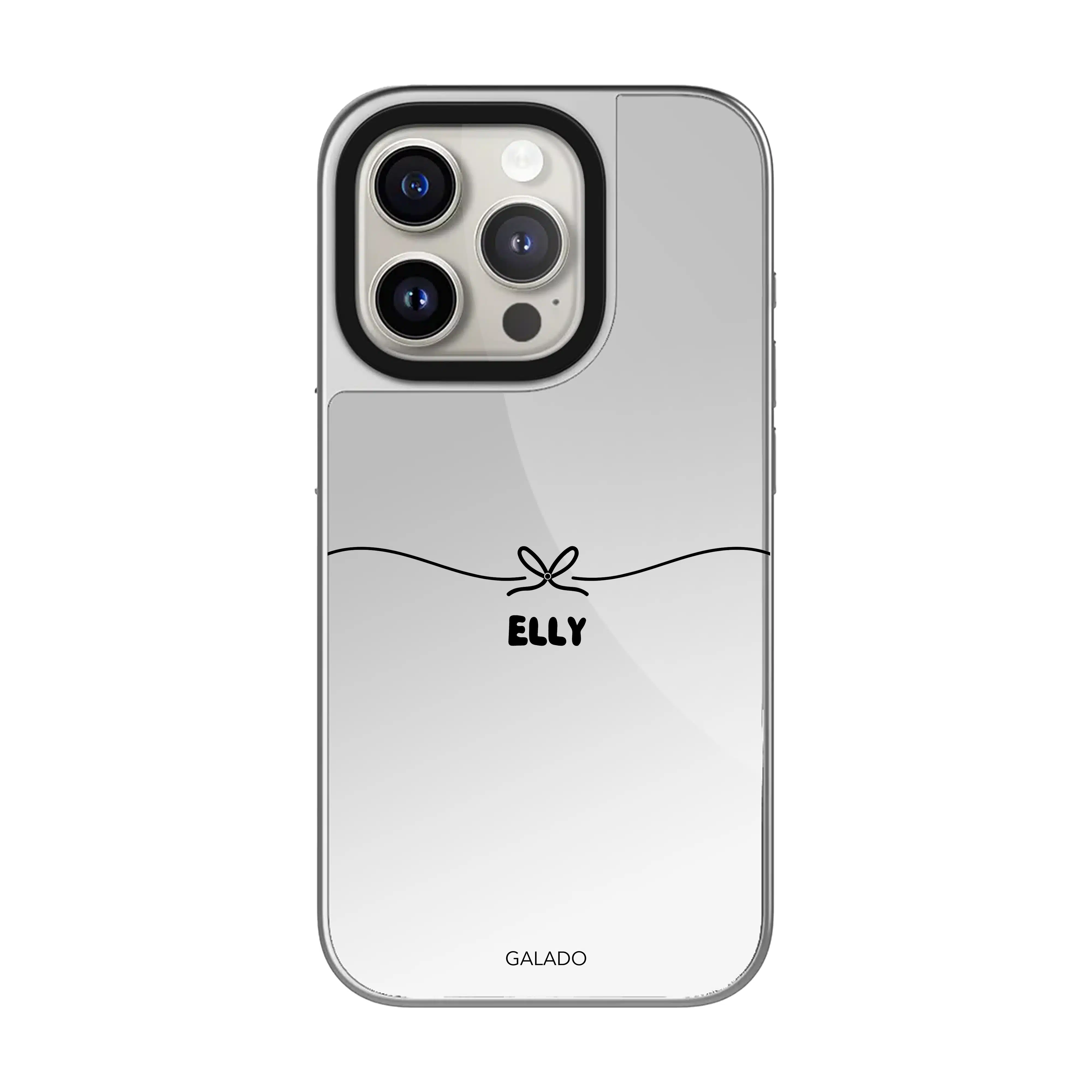 Bow Silver Mirror phone case - GALADO Malaysia