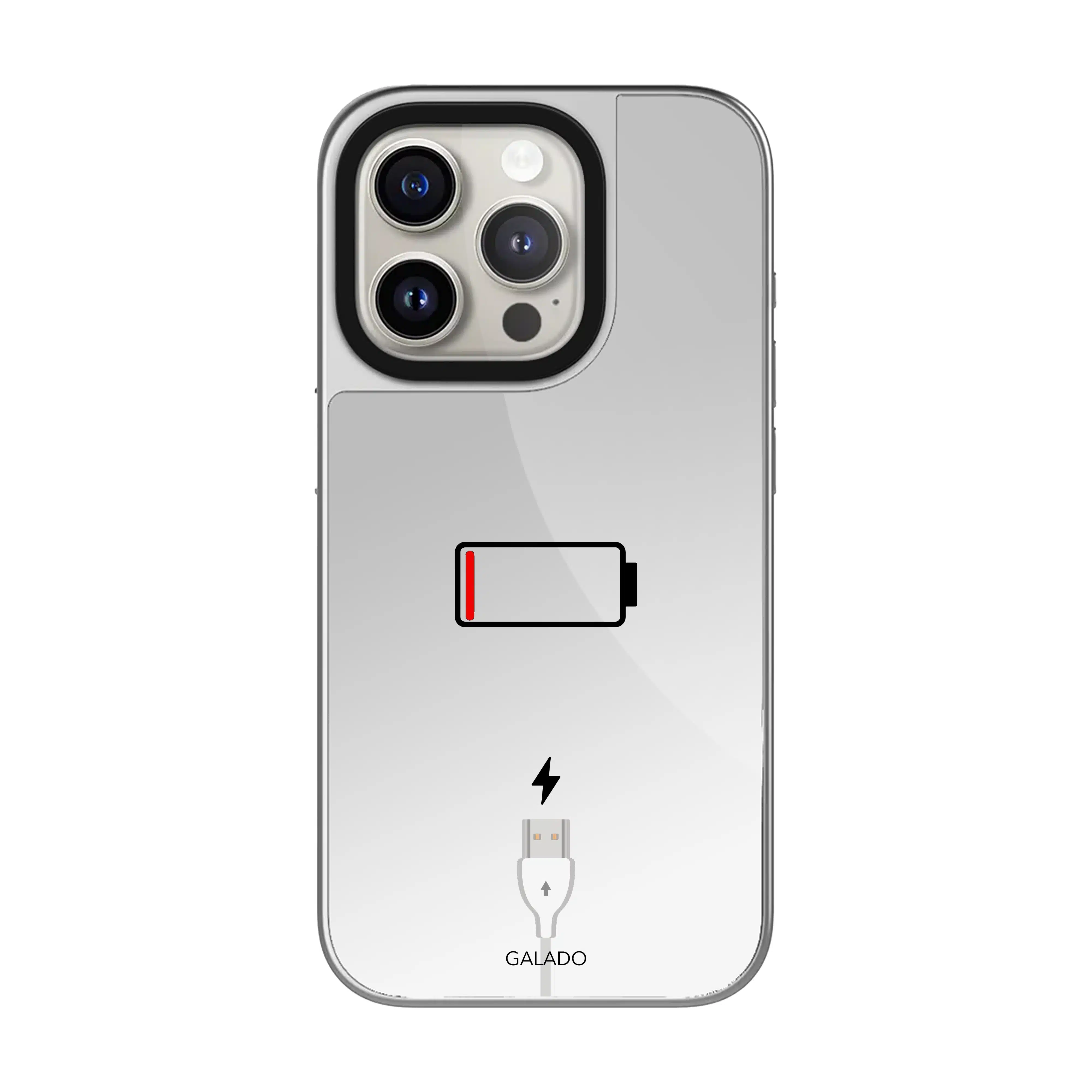 Charge Me Up Mirror phone case - GALADO Malaysia