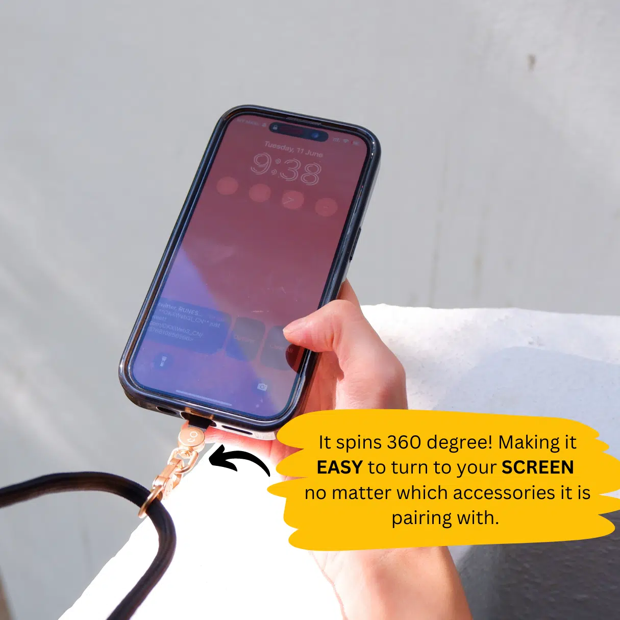 360° Strap Card phone charm - GALADO Malaysia