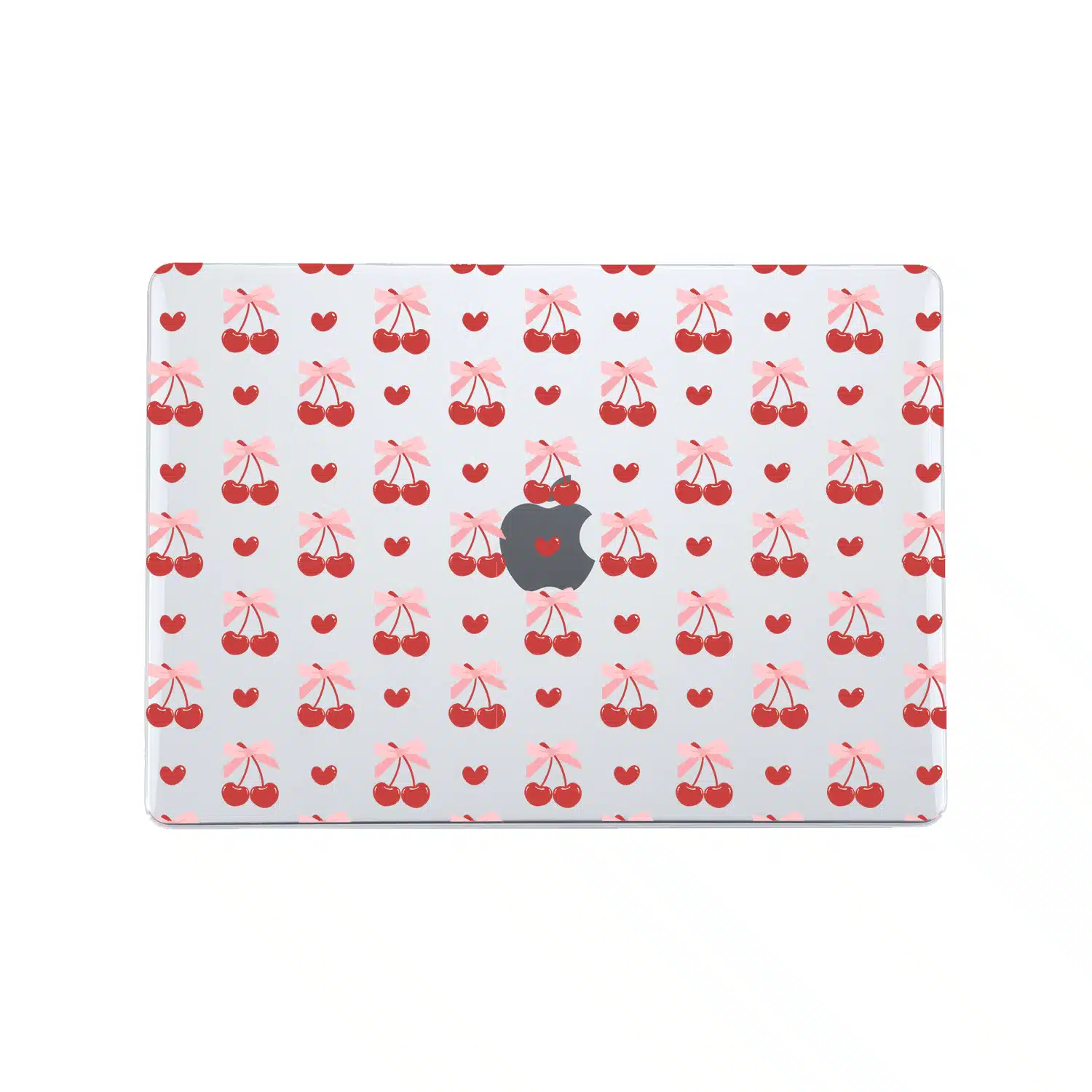 Cherry Hearts MacBook Case — feature detail
