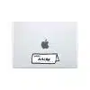 GALADO Custom Name Tag MacBook case with personalised name Malaysia