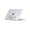 GALADO Custom Name Tag MacBook case with personalised name Malaysia
