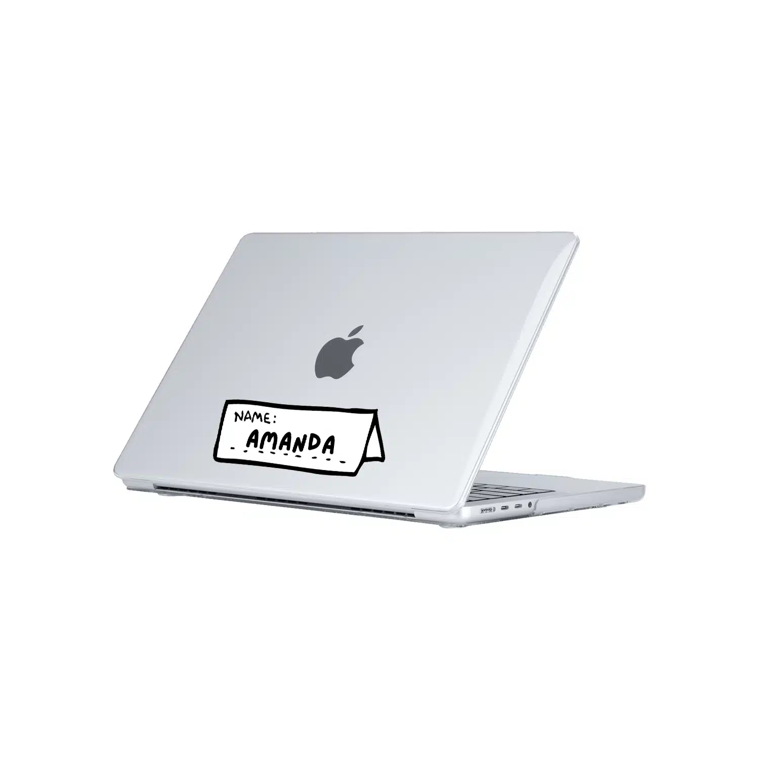 GALADO Custom Name Tag MacBook case with personalised name Malaysia