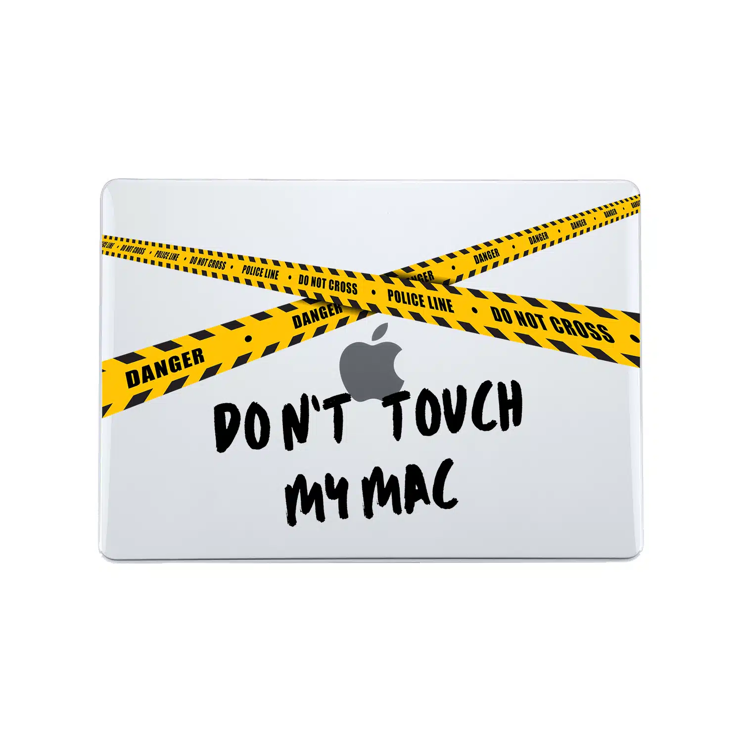 GALADO Don't Touch My Mac MacBook case with fun typography Malaysia