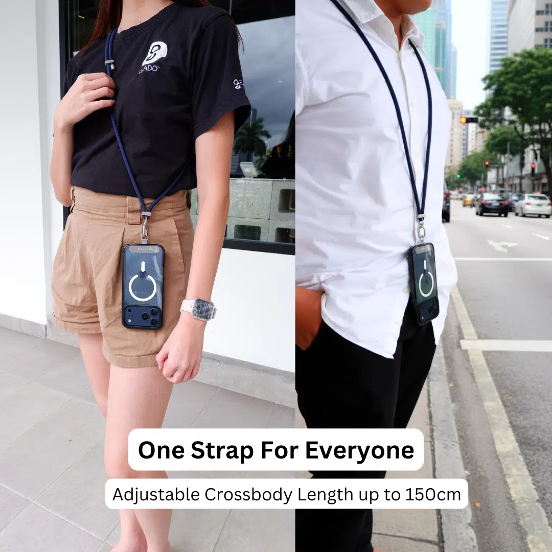 Crossbody Phone Strap - Deep Blue (7mm) - GALADO Malaysia