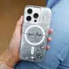 GALADO Sparkle Elite Silver glitter phone case with shimmer finish Malaysia