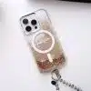 GALADO Sparkle Elite Gold glitter phone case with gold shimmer finish Malaysia