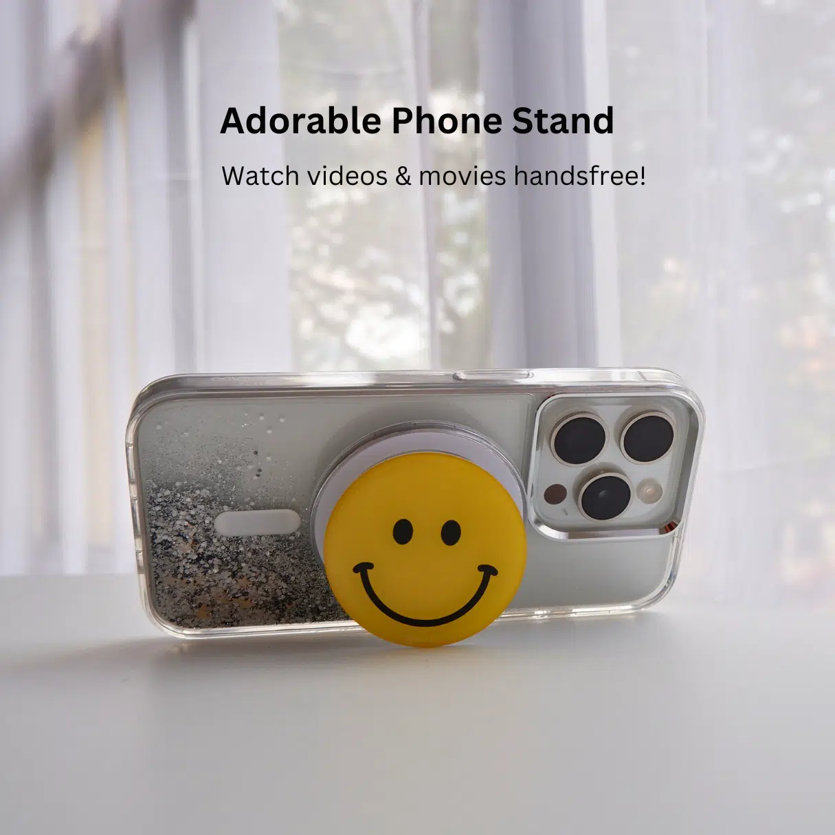 GALADO Happy Smile MagSafe phone grip with smiley face design Malaysia