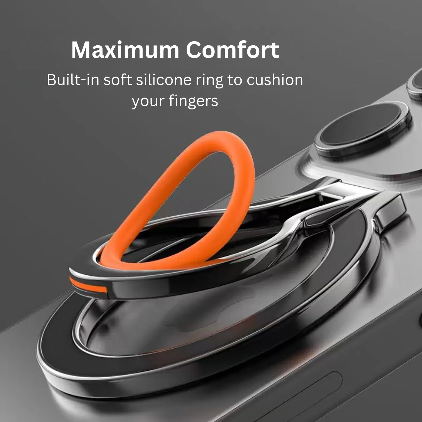 Nova MagSafe Ring Stand (Orange) - GALADO Malaysia