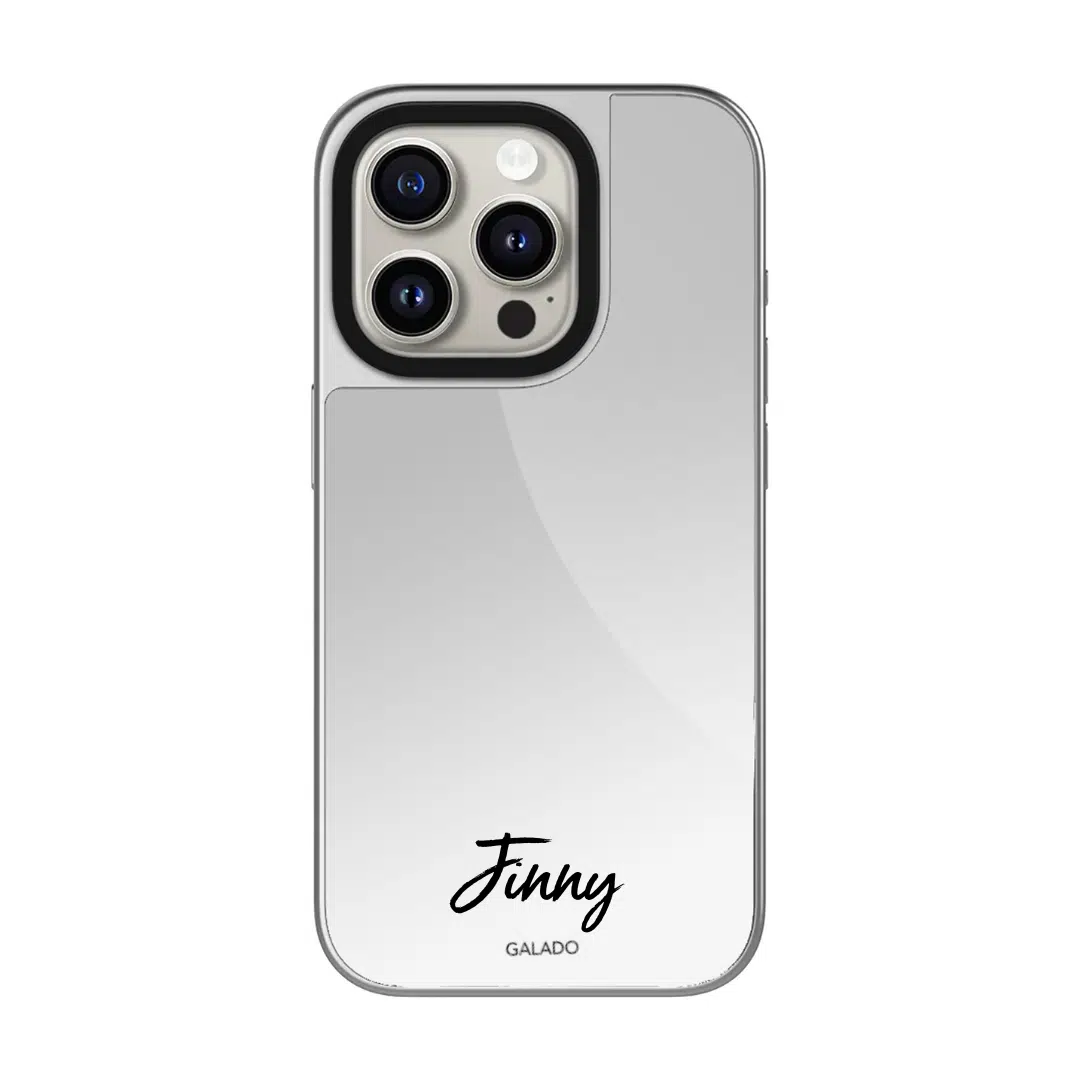 Silver Mirror - Underside phone case - GALADO Malaysia