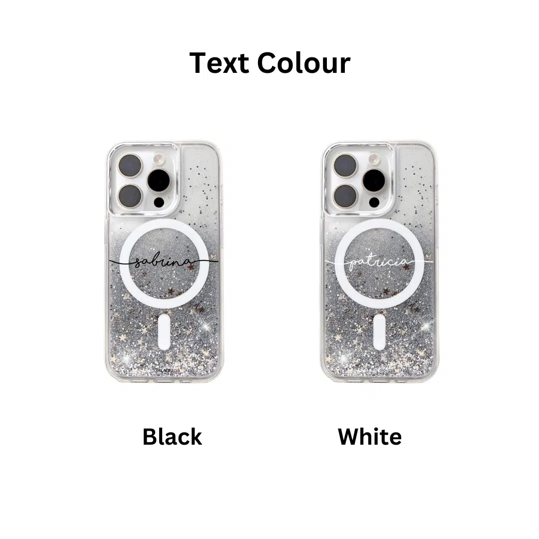 GALADO Sparkle Elite Silver glitter phone case with shimmer finish Malaysia
