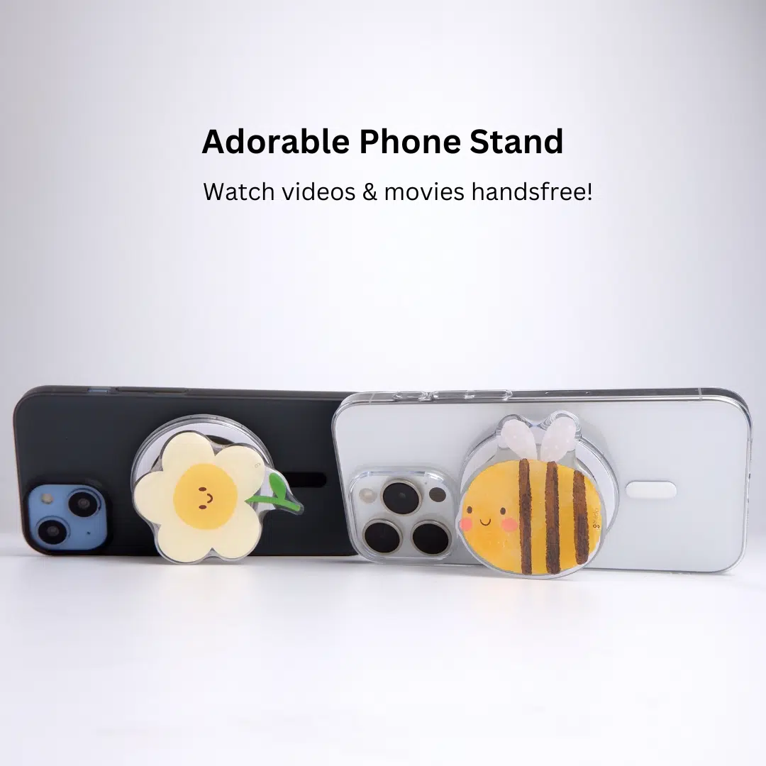GALADO Happy Bee MagSafe phone grip with cute bee design Malaysia
