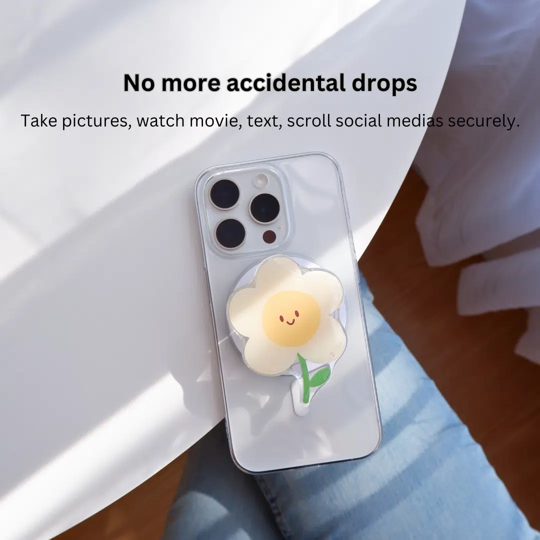 GALADO Happy Daisy MagSafe phone grip with daisy design Malaysia