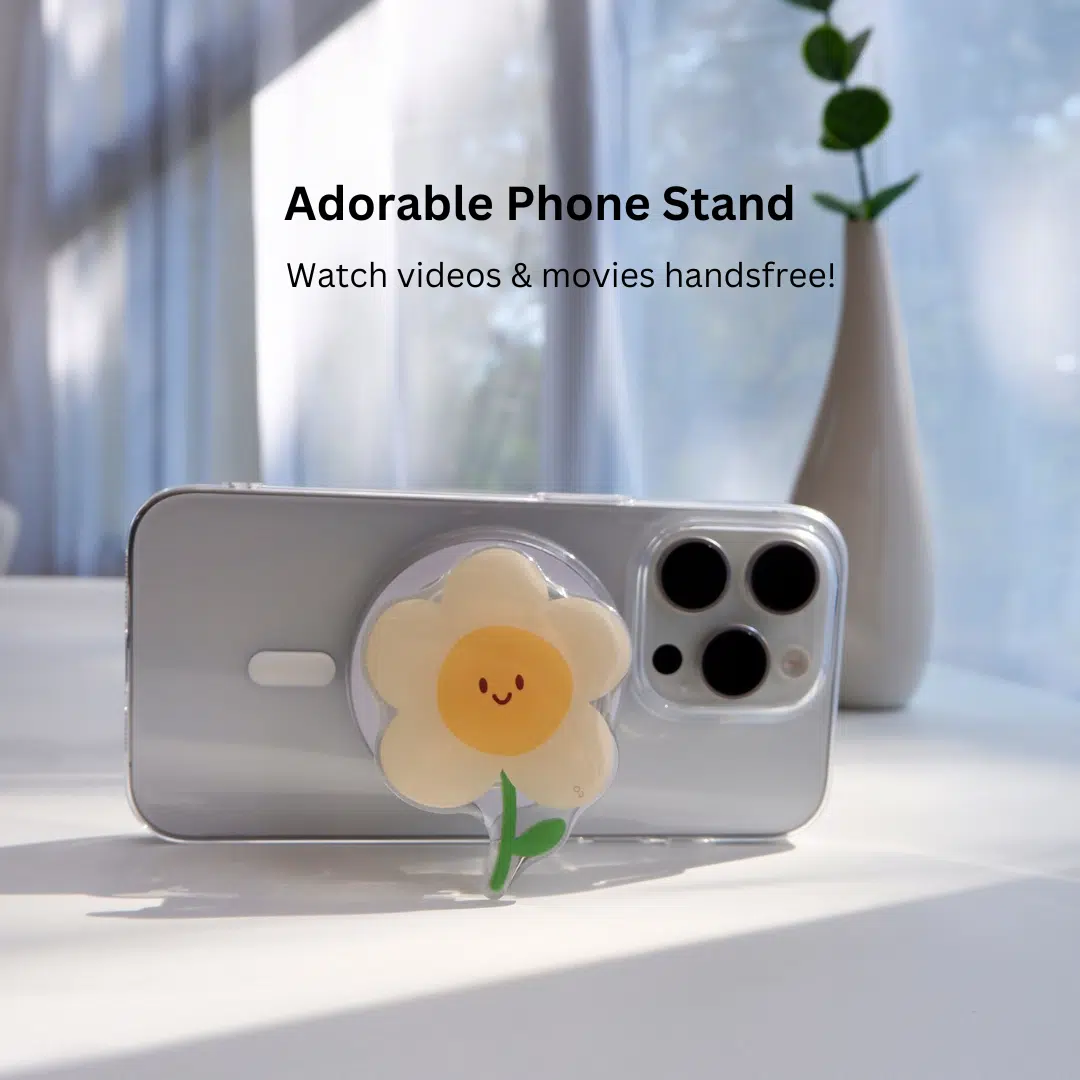 GALADO Happy Daisy MagSafe phone grip with daisy design Malaysia