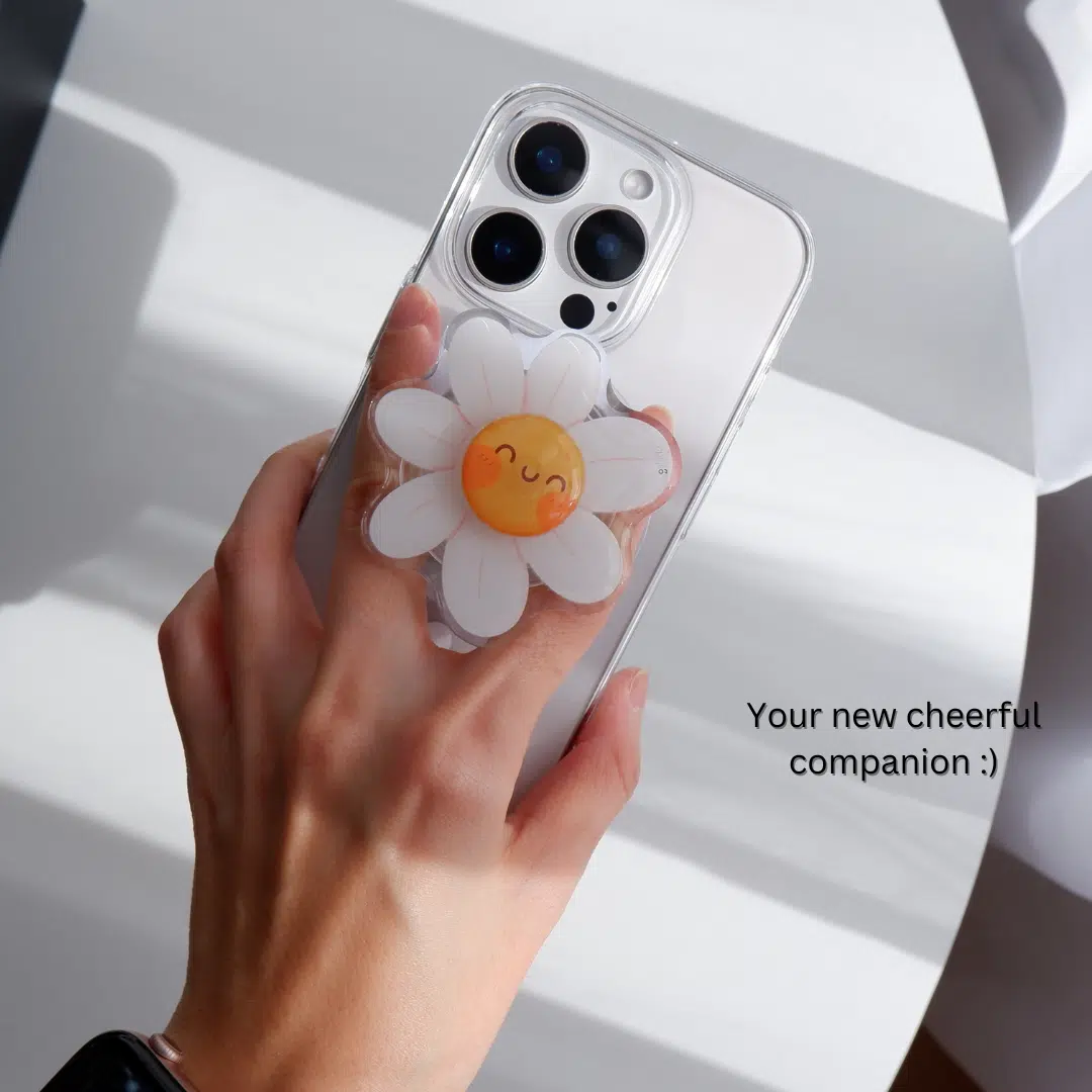 GALADO Silly Daisy MagSafe phone grip with daisy flower design Malaysia