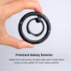GALADO MagSafe ring stand Midnight Glimmer sparkly black matte with 16 magnets