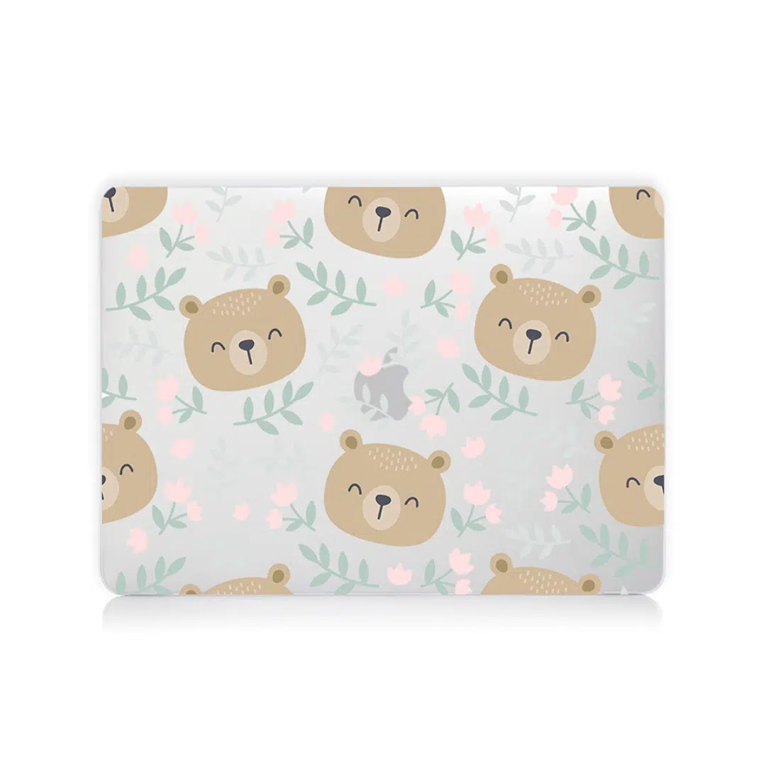 GALADO Silly Bear cute MacBook case with slim polycarbonate shell Malaysia