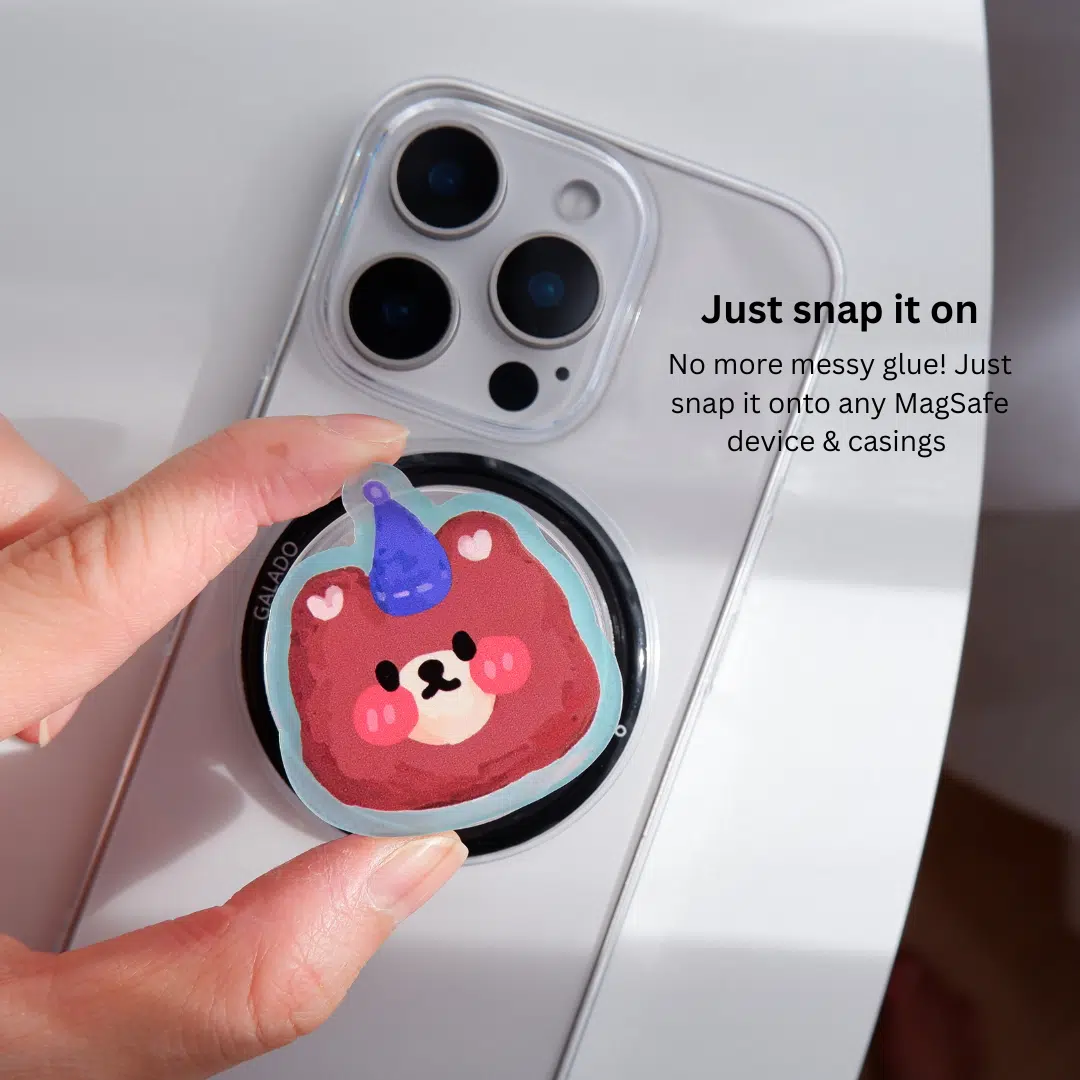 Luxe Bear MagSafe Phone Grip - GALADO Malaysia