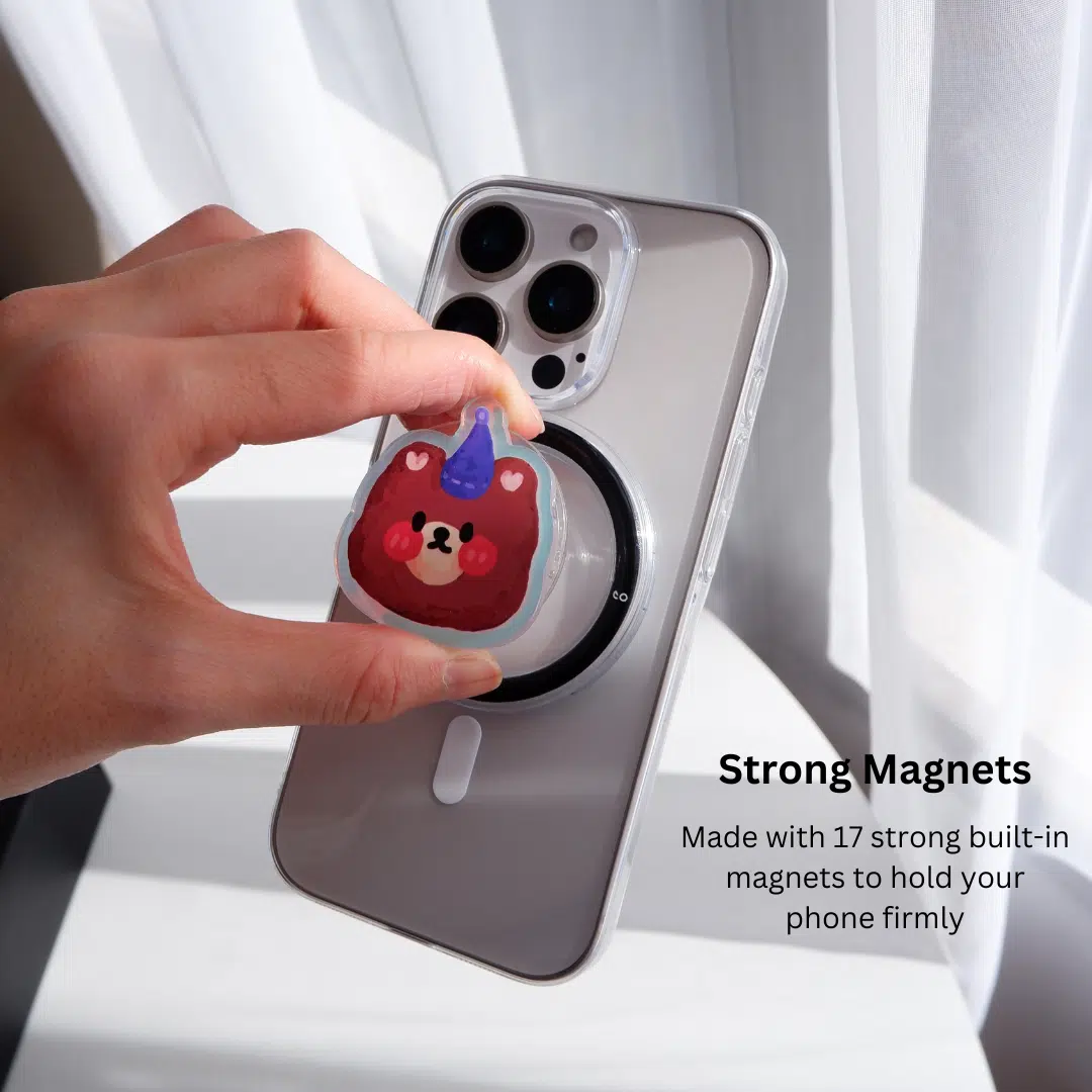 Luxe Bear MagSafe Phone Grip - GALADO Malaysia
