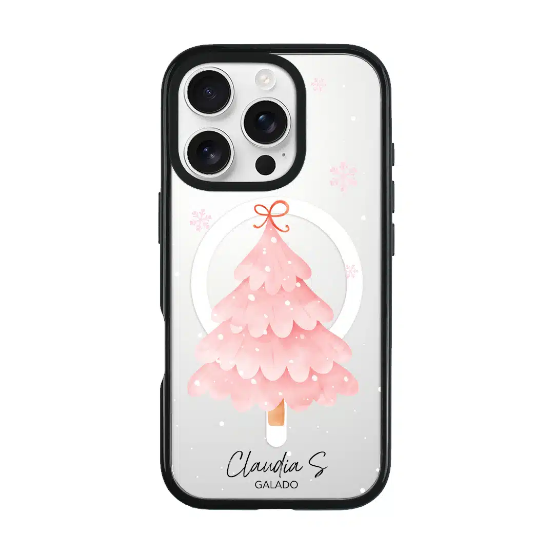 Frosted Pink Christmas phone case - GALADO Malaysia