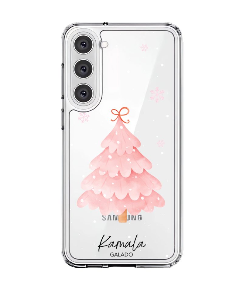 Frosted Pink Christmas phone case - GALADO Malaysia