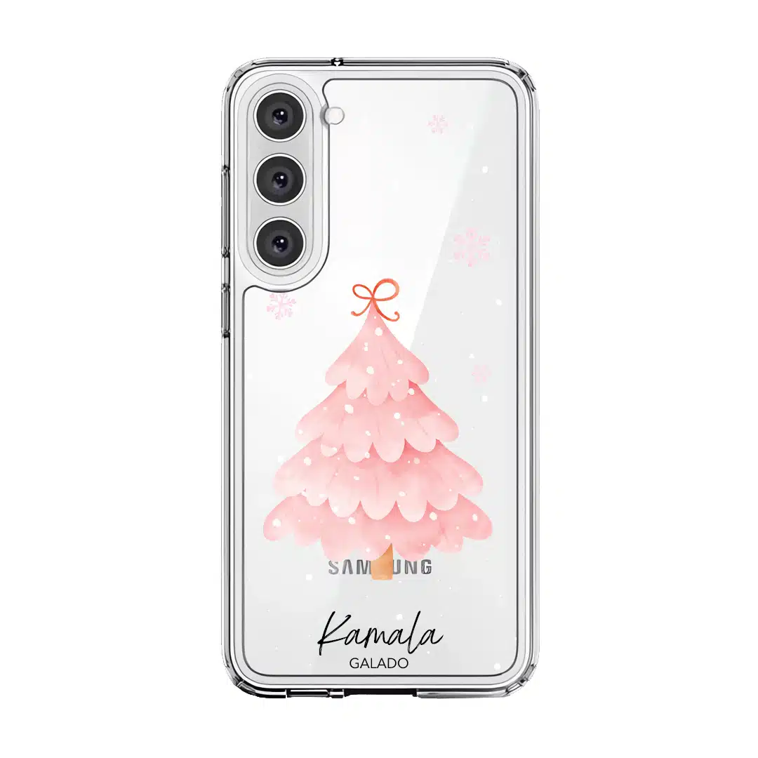 Frosted Pink Christmas phone case - GALADO Malaysia
