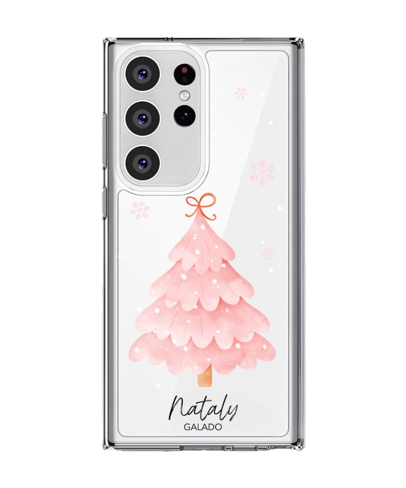Frosted Pink Christmas phone case - GALADO Malaysia