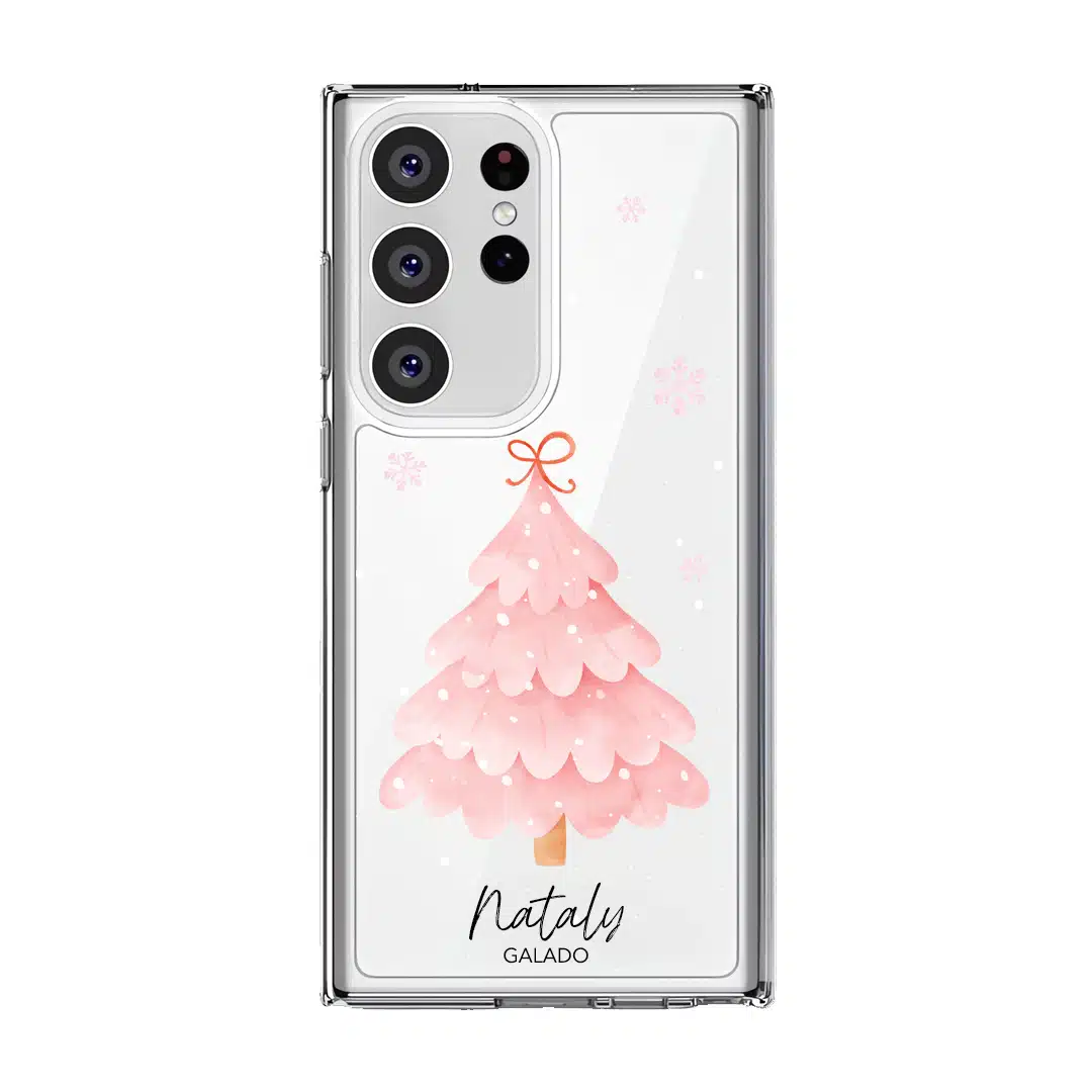 Frosted Pink Christmas phone case - GALADO Malaysia