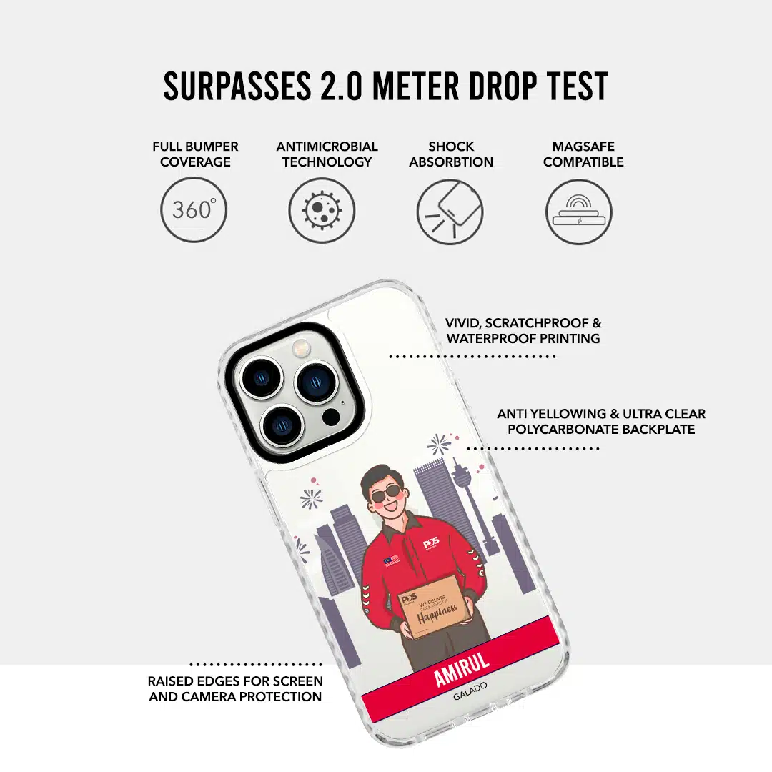 Abang Posmen phone case - GALADO Malaysia