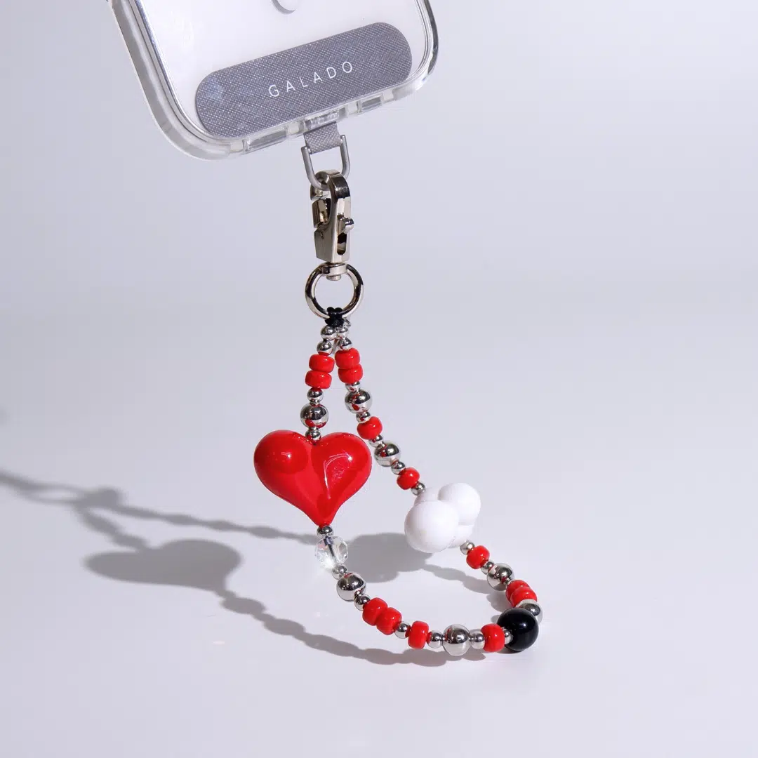 Hearts In The Clouds (Red) Charm - GALADO Malaysia
