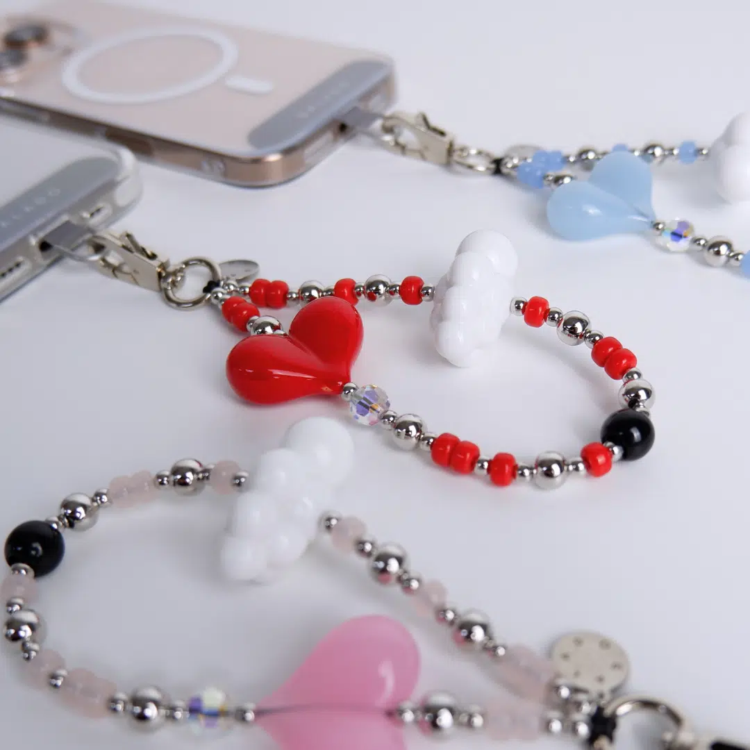 Hearts In The Clouds (Red) Charm - GALADO Malaysia