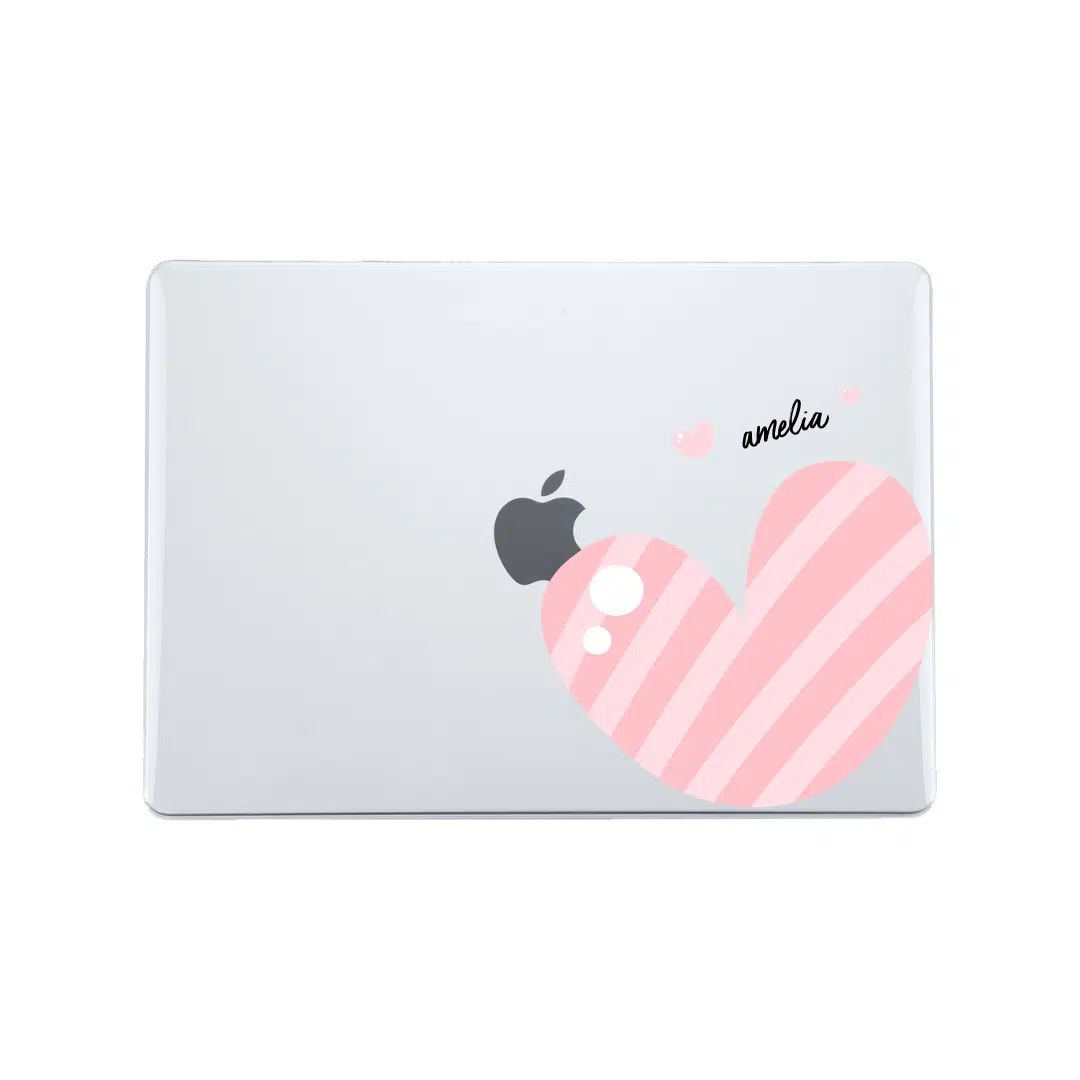 GALADO Sweet Heart MacBook case with pastel heart design Malaysia
