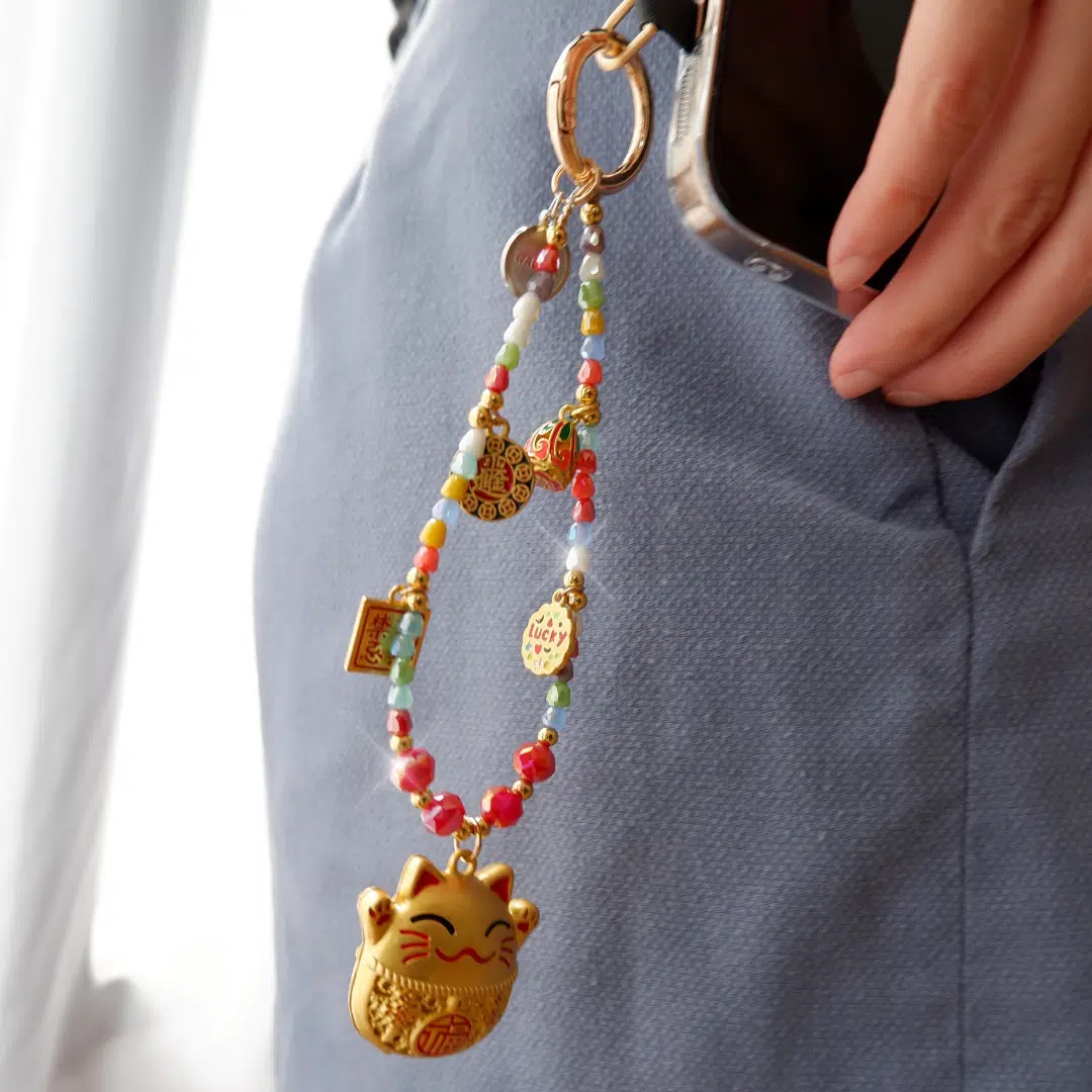 The Fortune Cat Phone Charm - GALADO Malaysia