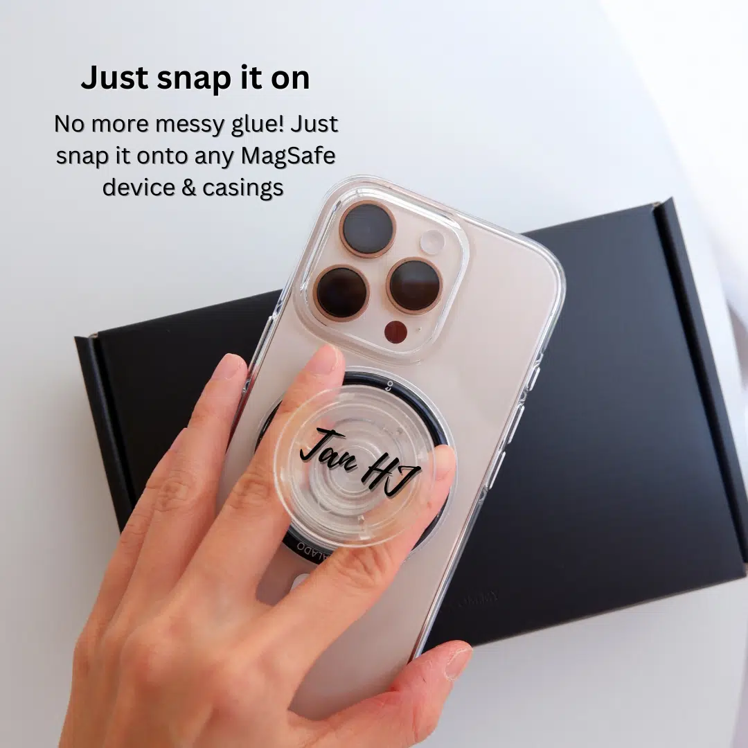 Custom Name MagSafe Phone Grip - GALADO Malaysia