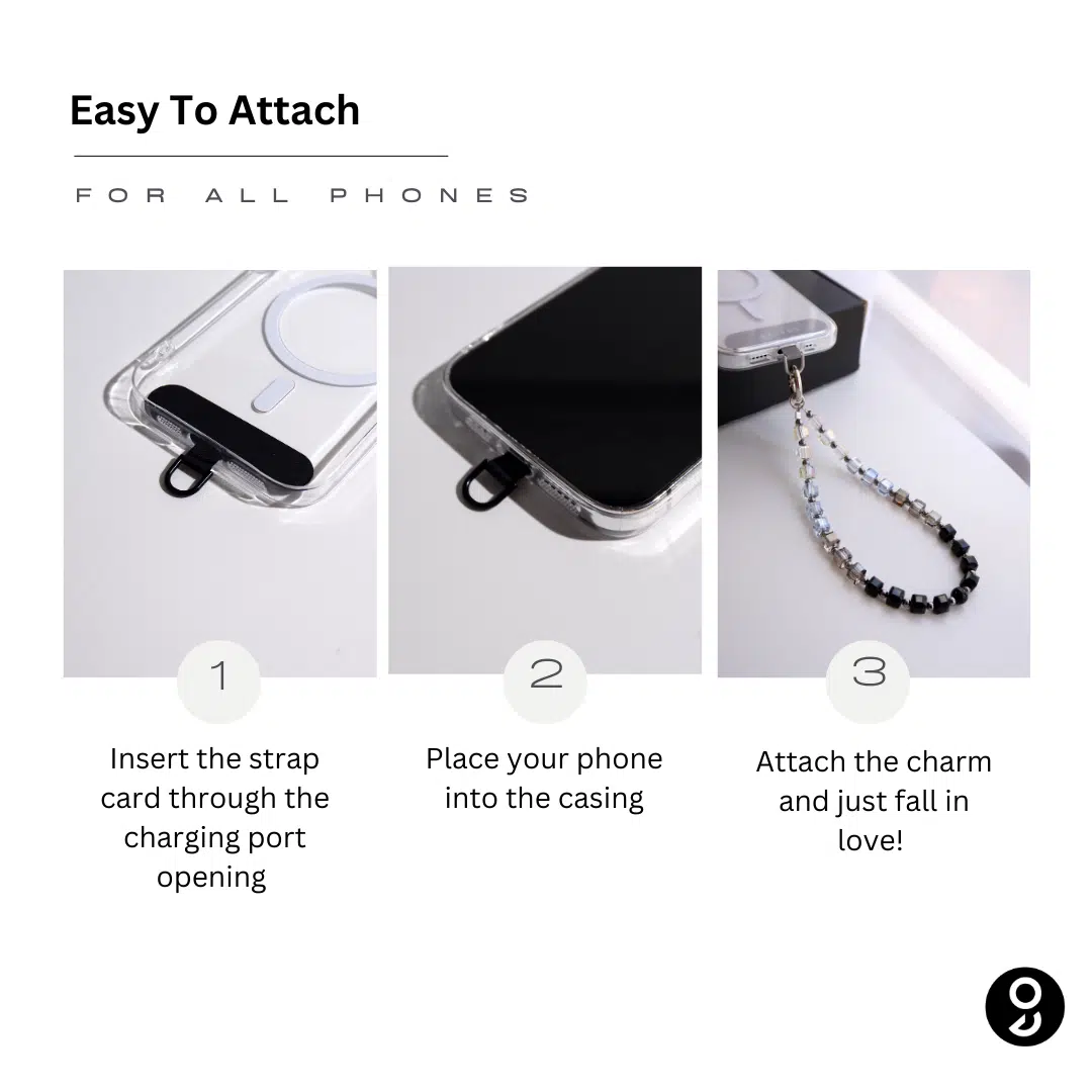 Midnight Halo Phone Charm - GALADO Malaysia