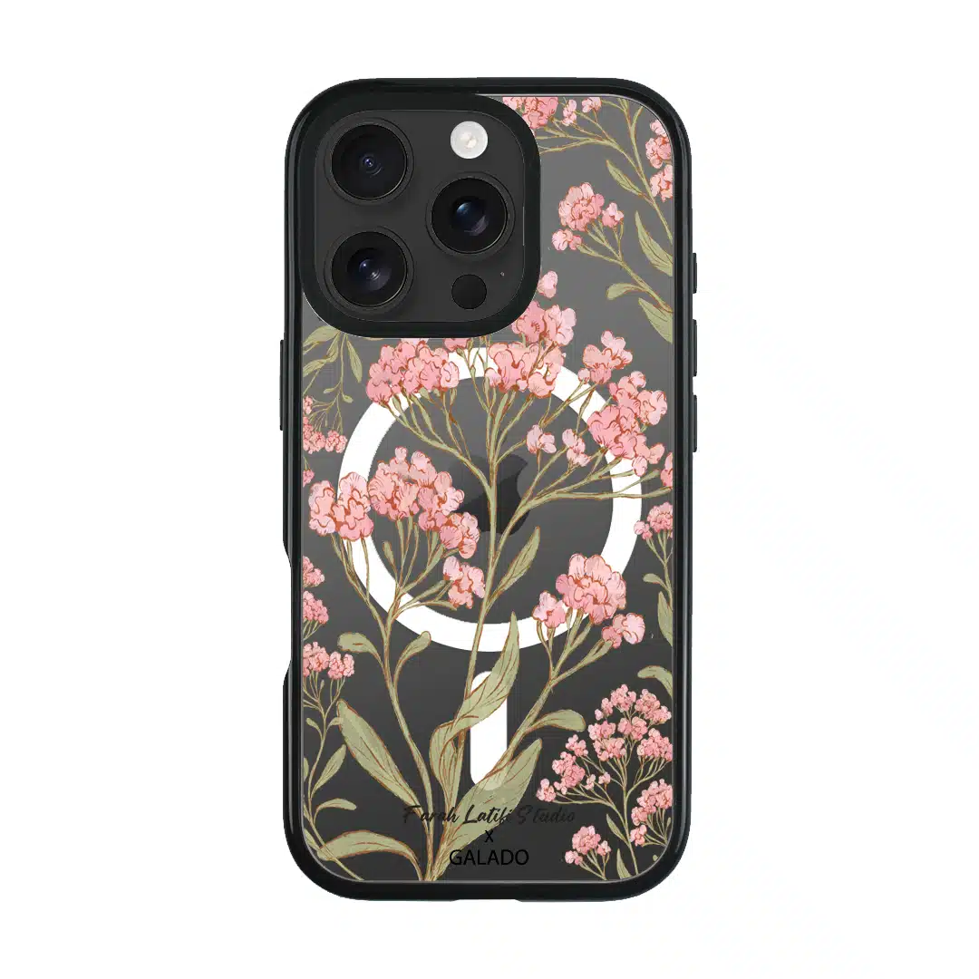 Farah Latifi - Rosy Whispers phone case - GALADO Malaysia