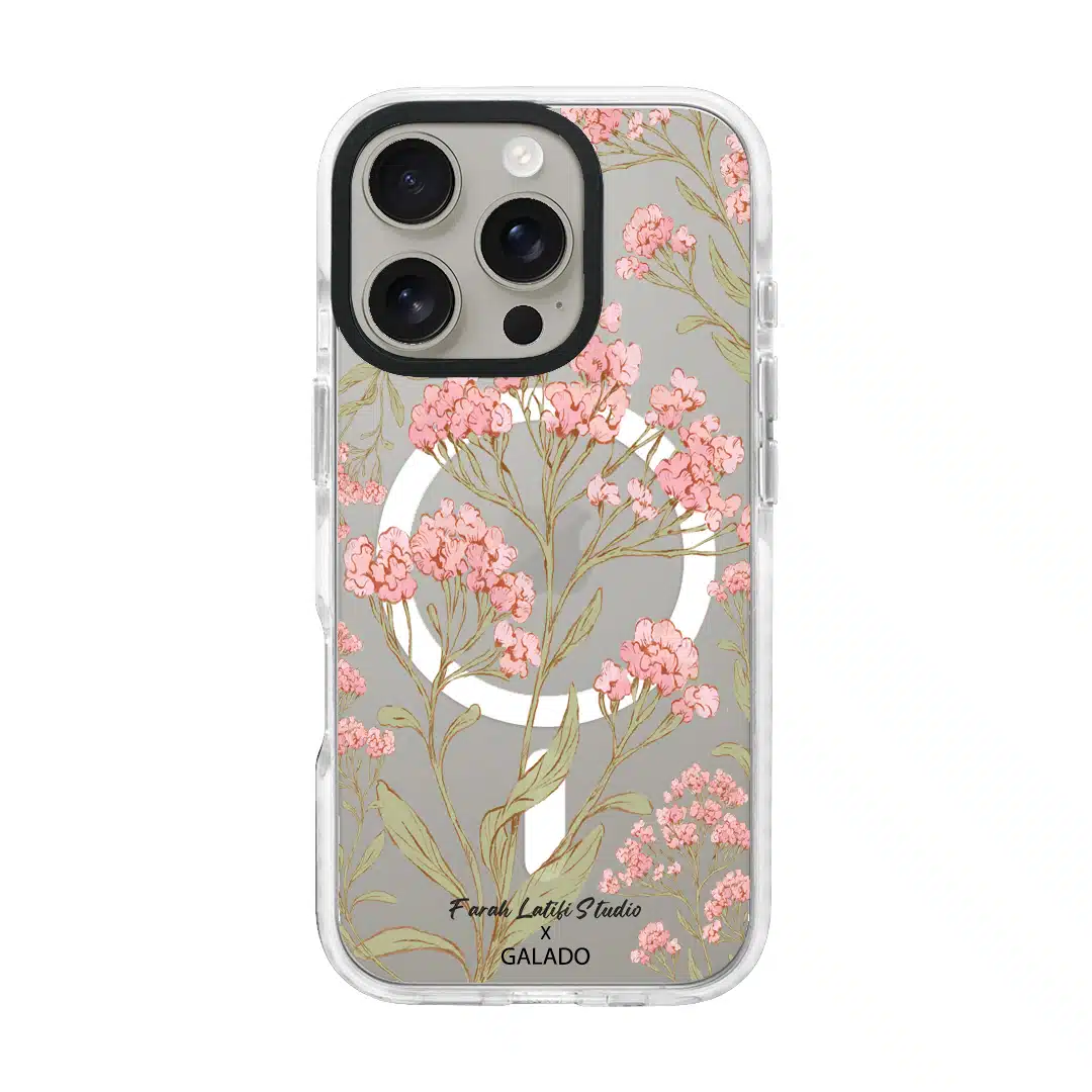 Farah Latifi - Rosy Whispers phone case - GALADO Malaysia