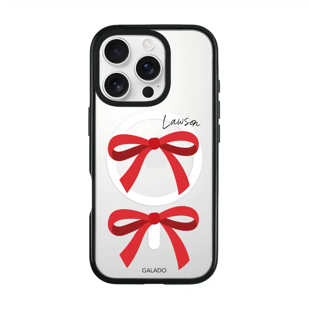 Sweet Scarlet Bow phone case - GALADO Malaysia
