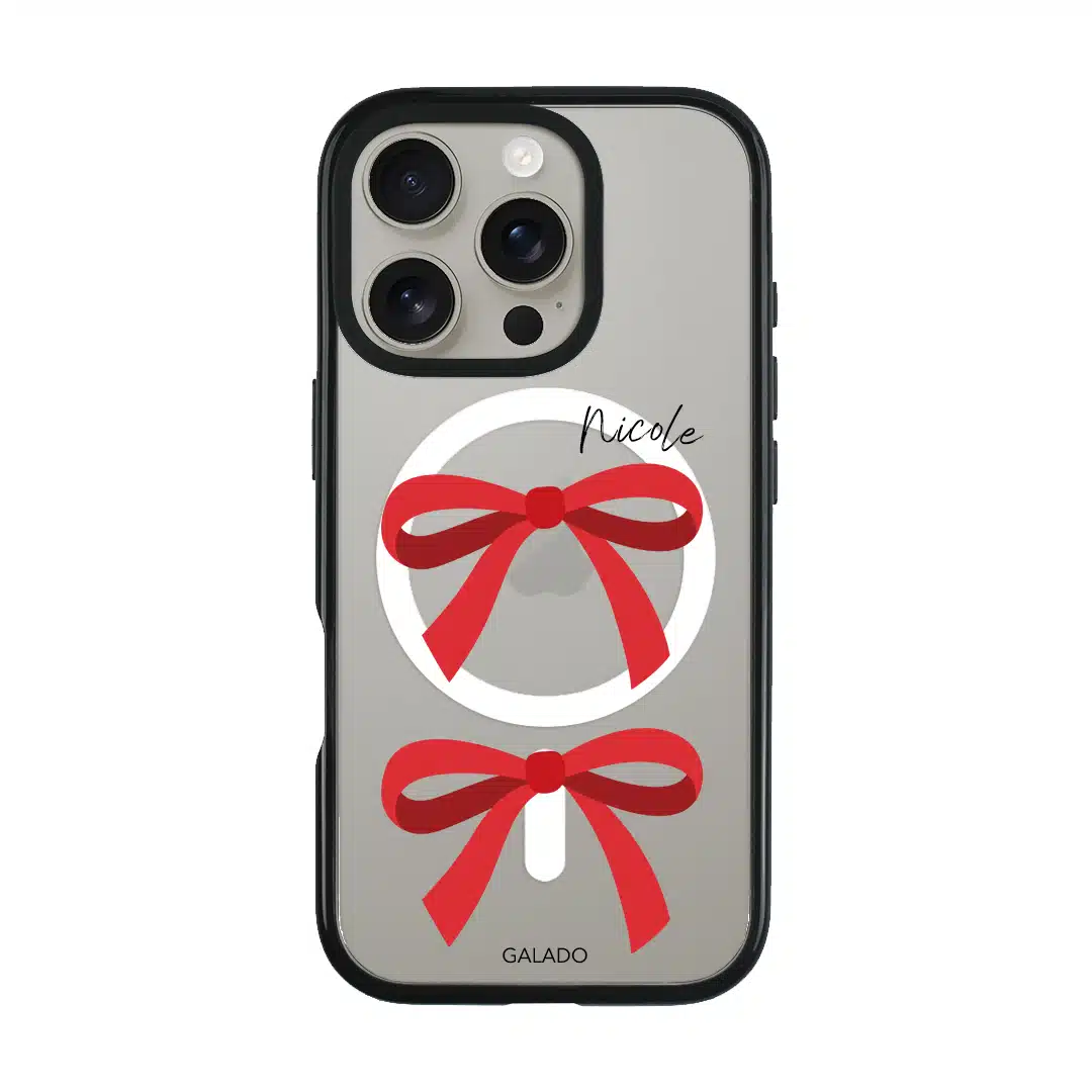 Sweet Scarlet Bow phone case - GALADO Malaysia