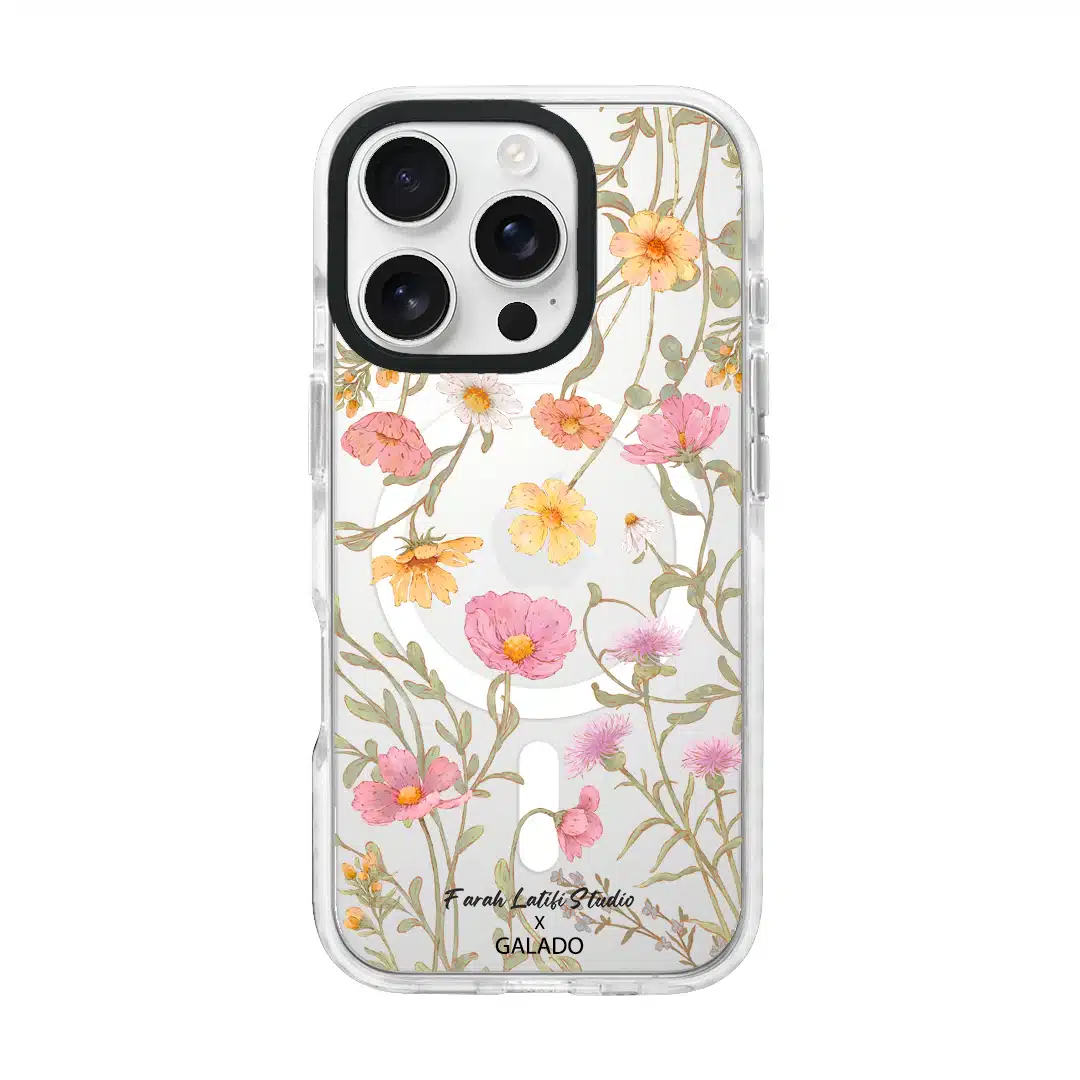 Farah Latifi - Sunlit Blooms phone case - GALADO Malaysia