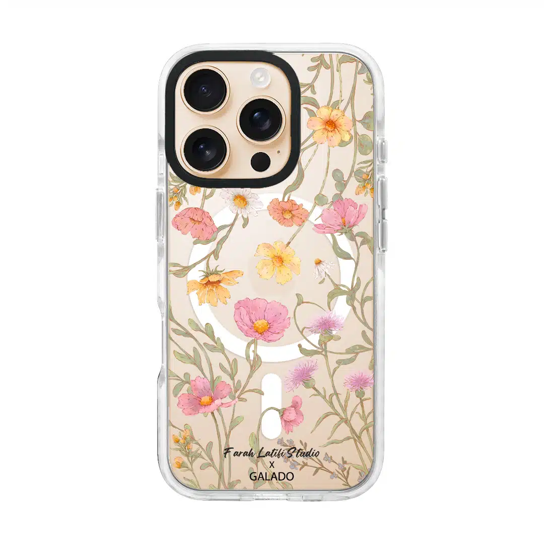 Farah Latifi - Sunlit Blooms phone case - GALADO Malaysia
