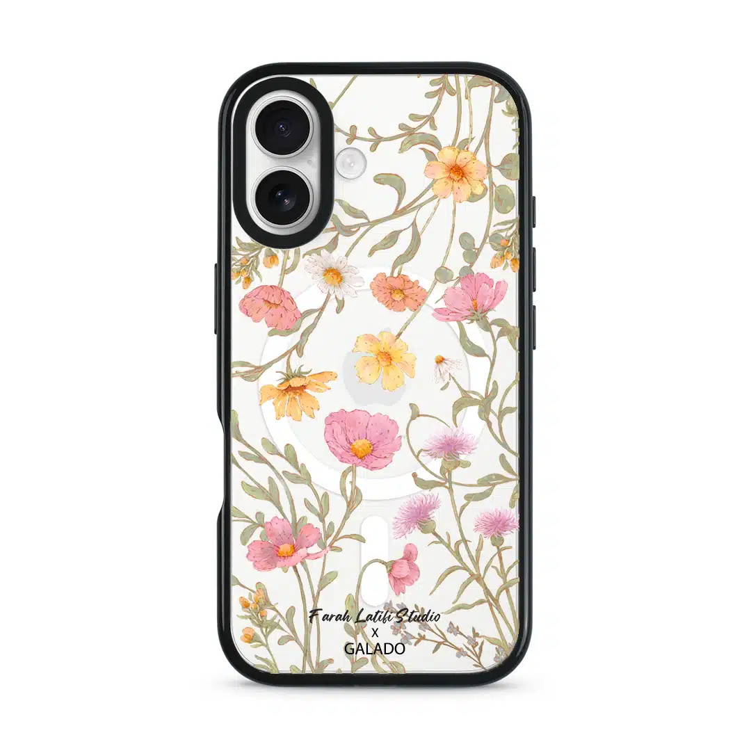 Farah Latifi - Sunlit Blooms phone case - GALADO Malaysia