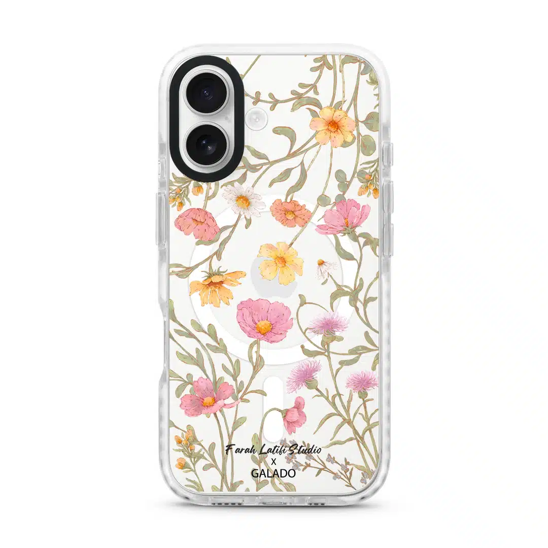 Farah Latifi - Sunlit Blooms phone case - GALADO Malaysia