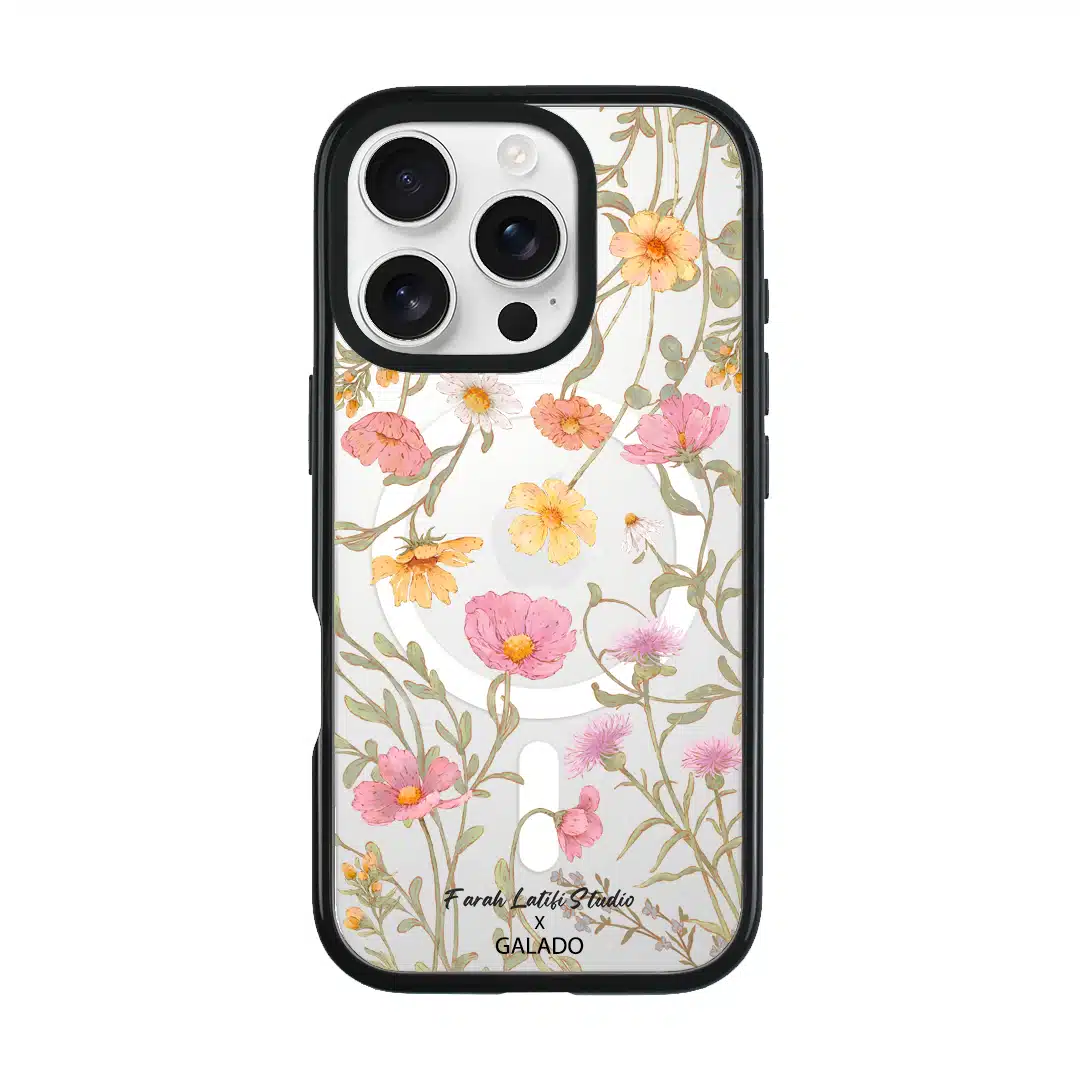Farah Latifi - Sunlit Blooms phone case - GALADO Malaysia